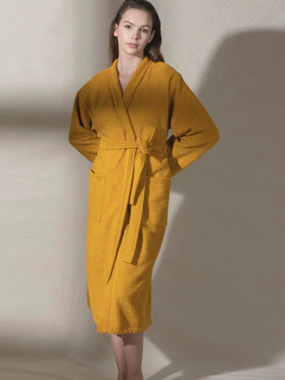 Buldans Sardes Bathrobe in Mango